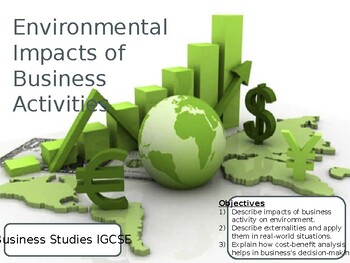 Preview of IGCSE Business Studies - Unit 6.2 (Environmental and Ethical Issues)