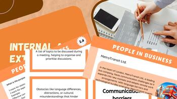 Preview of IGCSE Business Unit 2.4: Internal and external communication