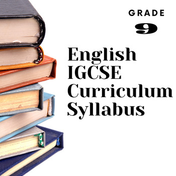 Preview of IGCSE Curriculum Syllabus English Literature Grade 9 Aligned ELA ESL