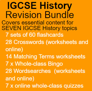 Preview of IGCSE History Revision Bundle