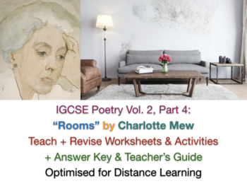 Preview of IGCSE Poetry: "Rooms" by Charlotte Mew - NO PREP TEACH + REVISE + ANSWERS