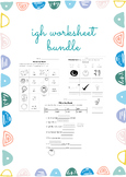 IGH worksheet bundle | 3 worksheets