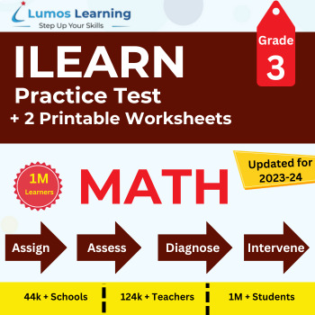 Online ILEARN Practice test, Printable Worksheets, Grade 3 Math-ILEARN