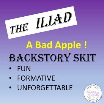 Preview of ILIAD BACKSTORY SKIT - LARGE CHARACTER LABELS