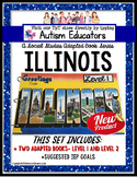 ILLINOIS State Symbols ADAPTED BOOK for Special Education 