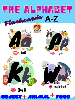 Preview of ILLUSTRATED ALPHABET FLASHCARDS