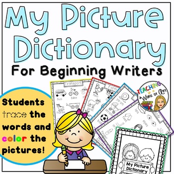Preview of PICTURE DICTIONARY- word banks for beginning writers