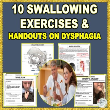 Swallowing Exercises And Handouts On Aspiration Dysphagia Tpt