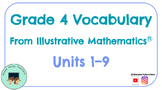 IM K-5™ Vocabulary Cards Bundle Grade 4 Units 1-9