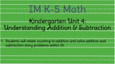 IM Kindergarten Math (TM) Unit Four (All Sections) Google Slides