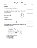 IM1 Single Worksheet - Daily Review #88