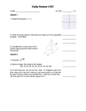 IM3 Single Worksheet - Daily Review #327