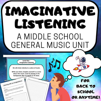 Preview of IMAGINATIVE LISTENING a Middle School General Music Lesson