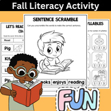 IMMERSE KINDERGARTNERS IN AUTUMN MAGIC WITH LITERACY ACTIVITIES