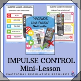 IMPULSE CONTROL Mini-Lesson and Workbook - "Let's Pause" -