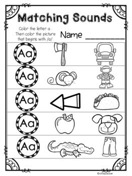 Kindergarten, Letter A, PowerPoints and Printables, new by Cindy Saucer