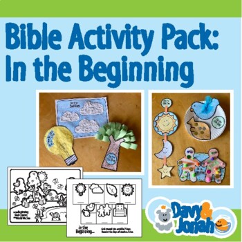 IN THE BEGINNING ACTIVITY PACK by Davy and Jonah | TPT