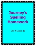 INACTIVE - Journeys Homework Unit 4 Lesson 18