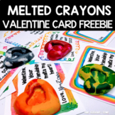 INACTIVE Melted Crayon Valentine Cards Freebie | Valentines Day