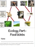 INB Digital Notebook/Journal Ecology of Ecosystems (Food C