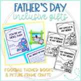Inclusive Football Father's Day Book and Picture Frame Craft