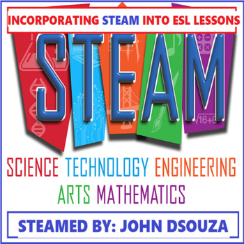 Preview of INCORPORATING STEAM IN AN ESL CLASSROOM: LESSON & RESOURCES