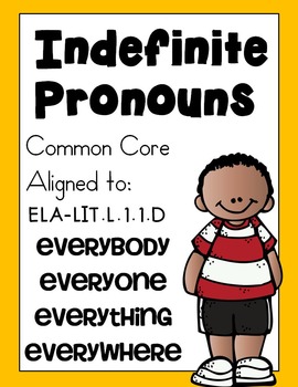 Preview of Indefinite Pronouns: Everyone, Everybody, Everywhere, Everything