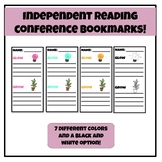 INDEPENDENT READING CONFERENCES FEEDBACK, bookmarks, glow 