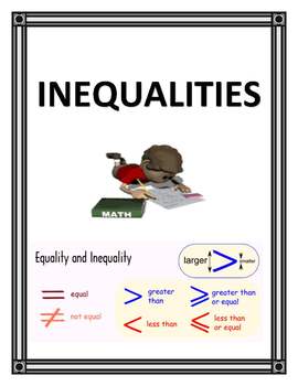 Preview of INEQUALITIES UNIT