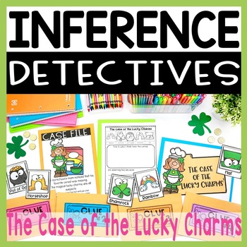 Preview of Inference Detectives: The Case of the Lucky Charms - St. Patrick's Day Activity