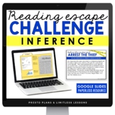Inference Crime Scene Digital Reading Inferencing Activity