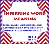 INFERRING WORD MEANING context clues and beyond... {CCS 5.4}