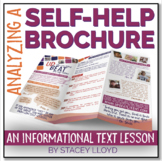 INFORMATIONAL TEXT LESSON {Analyzing A Self-Help Brochure}