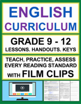 Preview of Informational Text & Reading Literature with VIDEOS | Grade 9 - 12 ELA BUNDLE