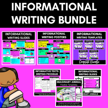 Preview of INFORMATIVE TEXTS COMPLETE BUNDLE for K-2 - Informational Writing