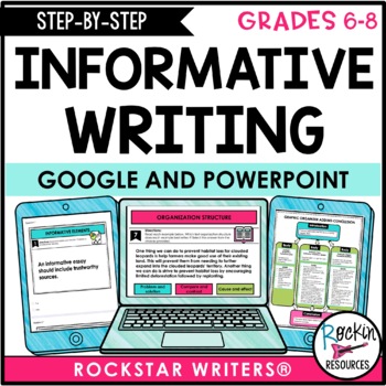 Preview of INFORMATIVE WRITING for Middle School - DIGITAL - Google