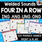 Welded/Glued Sounds Game: Four in a Row [ING ANG UNG ONG]