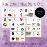 INITIAL SOUND Phonics Alphabet Cards, Montessori Printable