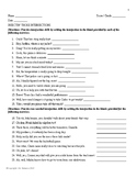 INJECTIN' THOSE INTERJECTIONS WORKSHEET: Grammar for 7-8 G