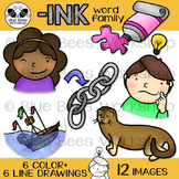INK Word Family Clip Art