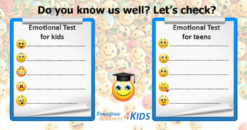 Preview of INNOVATIVE EMOTIONAL TEST FOR CHILDREN