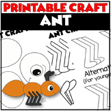 INSECTS | ANT Printable Craft Project
