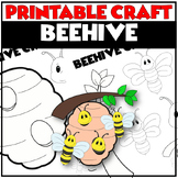 INSECTS | BEEHIVE Printable Craft Project | BEES