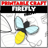 INSECTS | FIREFLY Printable Craft Project