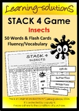 INSECTS Game for Vocabulary, Fluency & FUN - STACK 4 - 50 