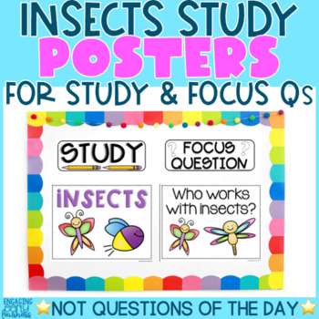 Preview of INSECTS STUDY POSTERS | Creative Curriculum Teaching Strategies GOLD