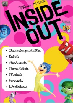 Preview of INSIDE OUT CLASS DECORATIONS, CHARACTERS AND ACTIVITIES