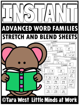 INSTANT Advanced Word Families All-in-One Stretch and Blend Sheets