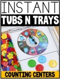 INSTANT COUNTING Tubs N Trays: MORNING WORK, CENTERS, EARL