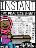 INSTANT CVC Practice Sheets | FREE DOWNLOAD |